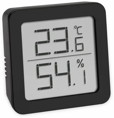 Produktbild von TFA - Digitales Thermo-Hygrometer schwarz 30.5051.01