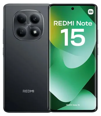 Produktbild von Xiaomi Redmi Note 15 4G 8GB/128GB Schwarz (Black) Dual-SIM