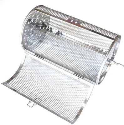 Produktbild von Portable RVS Grillkäfig, 18x12cm, tragbar