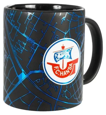 Produktbild von F.C. Hansa Rostock Tasse Metallic