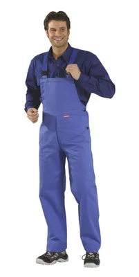 Produktbild von Planam Hitze-/Schweißerschutz Latzhose 360 g/m² kornblau 58
