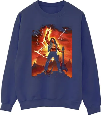 Produktbild von Netflix - "Stranger Things" Sweatshirt für Herren BI45053 (4XL) (Marineblau)