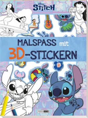 Produktbild von Panini Disney Stitch: Malspaß mit 3D-Stickern - Softcoverbuch
