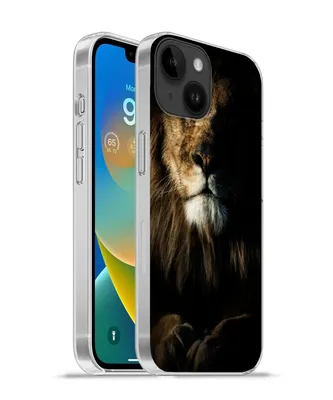 Produktbild von MuchoWow® Handyhülle Schutzhülle Hülle für Apple iPhone 14 - Softcase Löwe - Licht - Porträt Silikon Softcase Handy Hülle - Mobiltelefonhülle