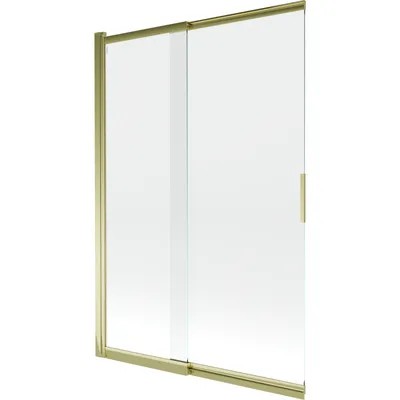 Zdjęcie produktu dla Mexen Fox parawan nawannowy 2-skrzydłowy przesuwny 120 x 150 cm, transparent, złoty - 891-120-002-50-00