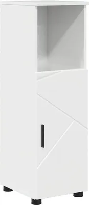 Obrázok produktu pre Kúpeľňová skriňa s úložiskom Vysoký lesk bielej 30 x 35 x 95 cm