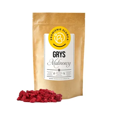Zdjęcie produktu dla Maliny Liofilizowane Grys 20 g