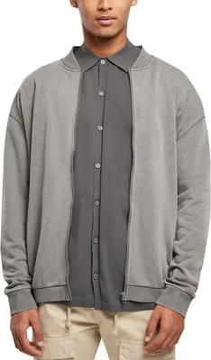 Produktbild von Urban Classics - Washed Sweat Bomber Jacke charcoal - L