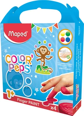 Produktbild von Maped M812510, Blau, Grün, Rot, Gelb, Waschbar