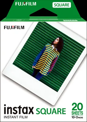 Obrázok produktu pre Fujifilm | Instax Square Glossy Instant Film (2x10pl) | 86 x 72 mm | Rozmery obrazu: 62 × 62 mm | Počet 20