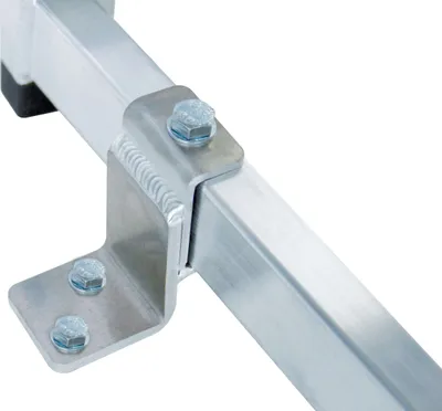 Produktbild von Günzburger Steigtechnik 2x Bodenbefestigungswinkel für modulares Arbeitspodest - 050419