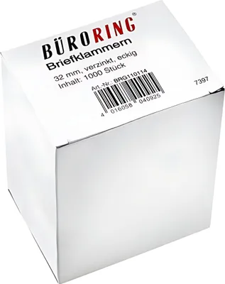 Obrázek produktu pro Briefklammern eckig verzinkt