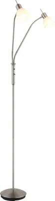 Produktbild von GLOBO 41490201, Glas, Metall, IP20, II, E14, LED, 5 W