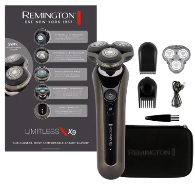 Productafbeelding van Remington XR1795, Scheerapparaat met roterende kop, Zwart, Zilver, Batterij, Lithium, 60 minuten (gebruikstijd), 1,5 uur (oplaadtijd)