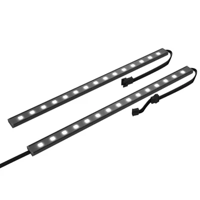 Obrázek produktu pro NZXT HUE 2 Underglow, Sada světel pro počítačovou skříň, Černá, Šedá, Vícebarevný, 20 mm, 300 mm, 8 mm