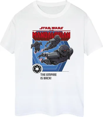 Produktbild von Star Wars - "The Mandalorian Empire Is Back" T-Shirt für Damen BI45828 (3XL) (Weiß)