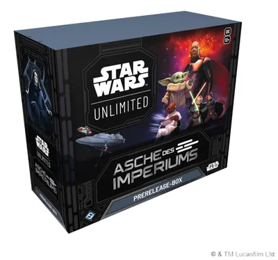 Produktbild von Star Wars Unlimited - Asche des Imperiums Prerelease Box (Deutsch)