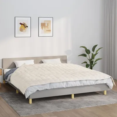 Obrázok produktu pre vidaXL Záťažová deka Light Cream 155x220 cm 7 kg Látka