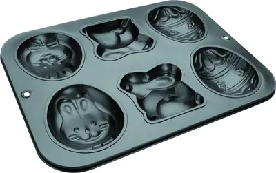 Immagine prodotto di Stampo per torta pasquale Ibili-Crous, alluminio, 26x34,5 cm, nero
