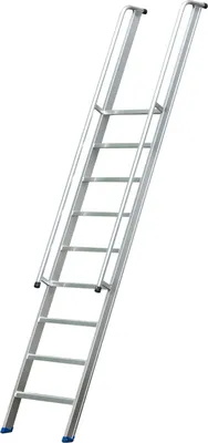 Produktbild von Profi Stufenleiter Mod. 222 mit 2 Handläufen  - Stufenanzahl: 9, Länge: 3,52 m