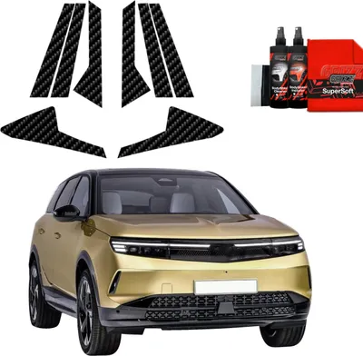 Produktbild von 8in1 Kohlenstoff Schutzfolie Grizz Protector für B-C-Säule - Opel Grandland (2025)