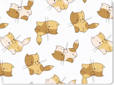 Produktbild von MuchoWow® Mauspad Mousepad Muster - Katze - Kätzchen - Jungen - Mädchen - Kinder - Kind 23x19 cm - Mousepads - Maus Mat - Pad - Mausunterlage - Schreibtischunterlage - Mauspad