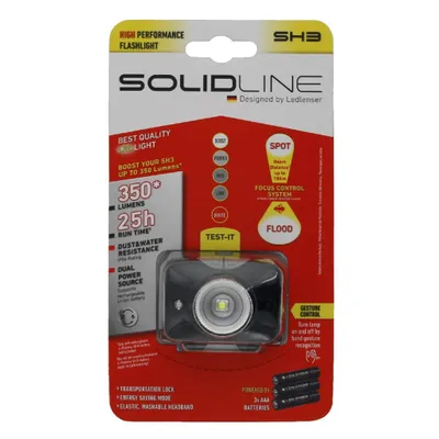 Produktbild von SOLIDLINE LED-Stirnlampe SH3 350 lm Weißlicht