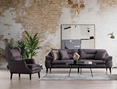 Productafbeelding van Zitmeubelset, comfortabele bank, relaxbank, bank, bankstel 3+1