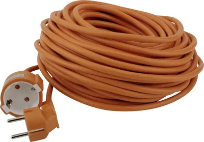 Produktbild von Unitec Verlängerungskabel Innen 25 Meter H05VV-F3G1,5, orange