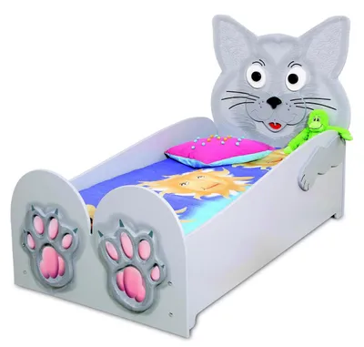 Immagine prodotto di Modernes Kinderbett Wolf Design Kinderzimmer Möbel Holzgestell