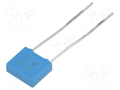 Produktbild von 10x Kondensator: Polyester 63VAC Rastermaß: 5mm 100VDC 2,2nF 5% B32529C1222J189 P