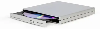 Obrázok produktu pre Gembird DVD-USB-021-SV, Strieborná, Predné, Desktop, DVD±RW, USB 2.0, CD-DA, CD-R, CD-RW, DVD+R, DVD+R DL, DVD+RW, DVD-R, DVD-R DL, DVD-RAM, DVD-ROM, DVD-RW