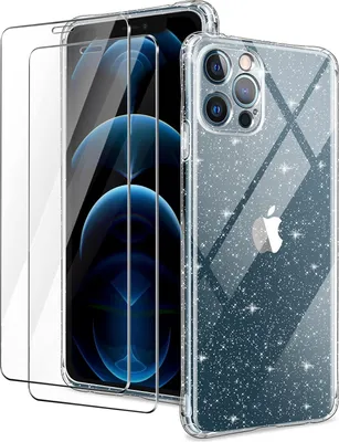 Image de Coque pour Apple iPhone 12 Pro transparente brillante 2x verre trempé