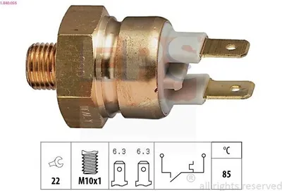 Produktbild von EPS Temperaturschalter Kühlmittelwarnlampe 1.840.056 für AUDI 100 Limousine (4A2, C4)