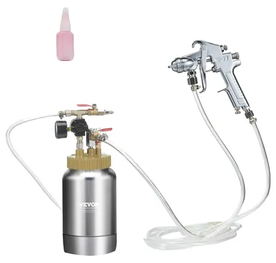 Productafbeelding van VEVOR drukreservoir, verfreservoir, spuitverf, drukbeker 2 liter, druk tank, 45 psi, verfspuit, verfreservoir, diameter 38,5 x 12,6 cm, spuitverf, drukbeker, verfcontainer, verfspuitpistolen, lakken, beitsen