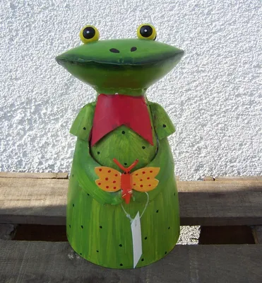 Produktbild von Zaunhocker Frau Frosch Schmetterling