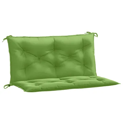 Produktbild von Gartenbank-Auflagen 2 Stk. Melange Grün 100x50x7 cm Stoff