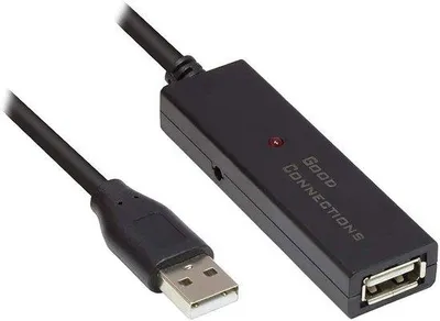 Productafbeelding van Actieve USB 2.0 Verlengkabell met Signaalversterker - 5 Meter