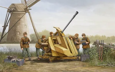 Produktbild von Trumpeter FLAK 43 (German 3.7mm anti-aircraft gun) 1:35, 02311