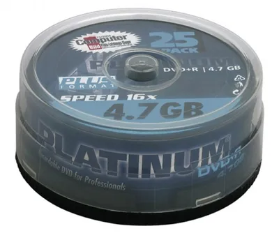 Zdjęcie produktu dla Bestmedia DVD+R 4.7 GB, 25 Pcs., DVD+R, Nadający się do druku, Pudełko CD/DVD cakebox, 25 szt., 4,7 GB