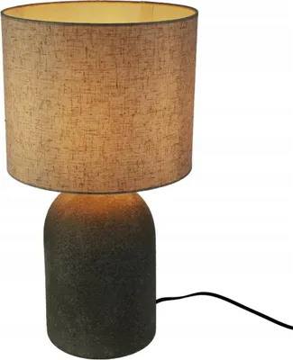 Immagine prodotto di Lampada da tavolo beige paralume chiaro alto 45,5 cm
