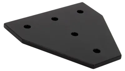 Produktbild von SCHMIDT systemprofile Verbinderplatte T 120x120mm Nut 8 5-loch Aluminium