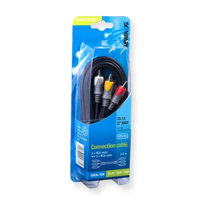 Image de Scanpart Câble de connexion 3Tulp(M)-(M) 2.5M