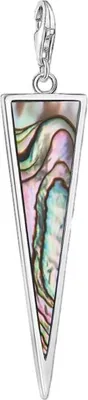 Produktbild von Thomas Sabo Anhänger Charm-Club Dreieck Abalone Türkis Y0026-509-7