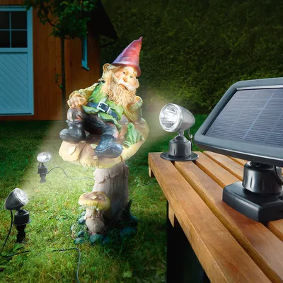 Produktbild von esotec Solarstrahler 3er Set Trio Professional Lichtfarbe 3500K outdoor 102540