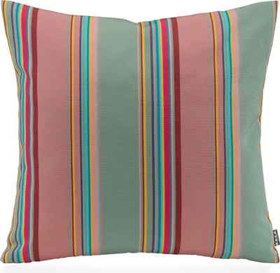 Produktbild von H.O.C.K. Yucatan Outdoor Kissen 50x50cm lindgrün altrosa 408