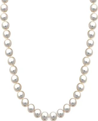 Produktbild von V Collier 585/- Gold 45+3cm gelb Perle 360350133-1