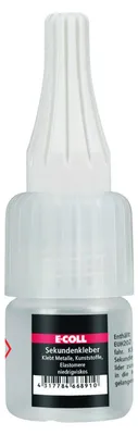 Produktbild von E-COLL Sekundenkleber 5g Flasche