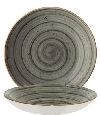 Image de Assiette creuse Aura Space Bloom 28 cm - lot de 6