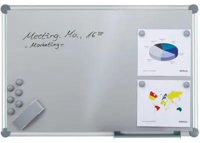 Produktbild von MAUL Whiteboard MAULpro 60 x 90 cm silber